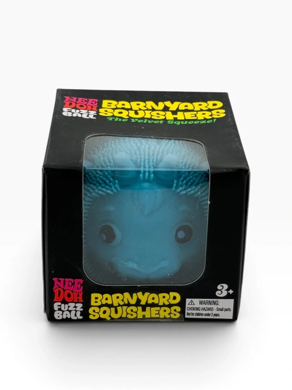 NeeDoh Fuzzball Barnyard Squisher Blue Goat